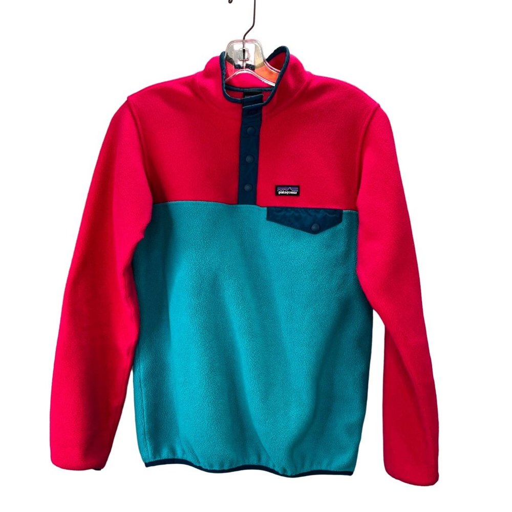 Patagonia Synchilla Snap T Pullover Fleece Sweatshirt Sweater XXL 16-18